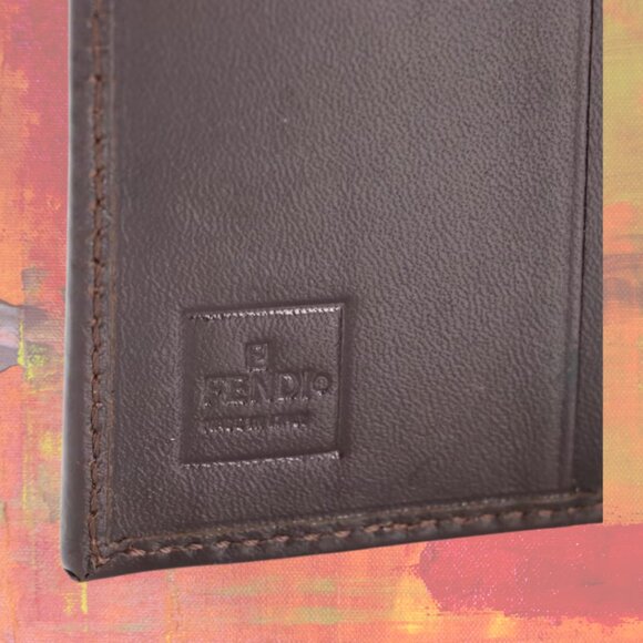 Fendi Zucca Canvas & Leather Bifold Wallet - Picture 6 of 7